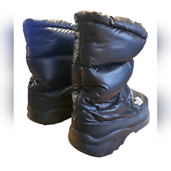 The North Face Men NUPTSE III Booties 550 Goose Down, PUFFER Black/White  US 12 - Picture 4 of 7